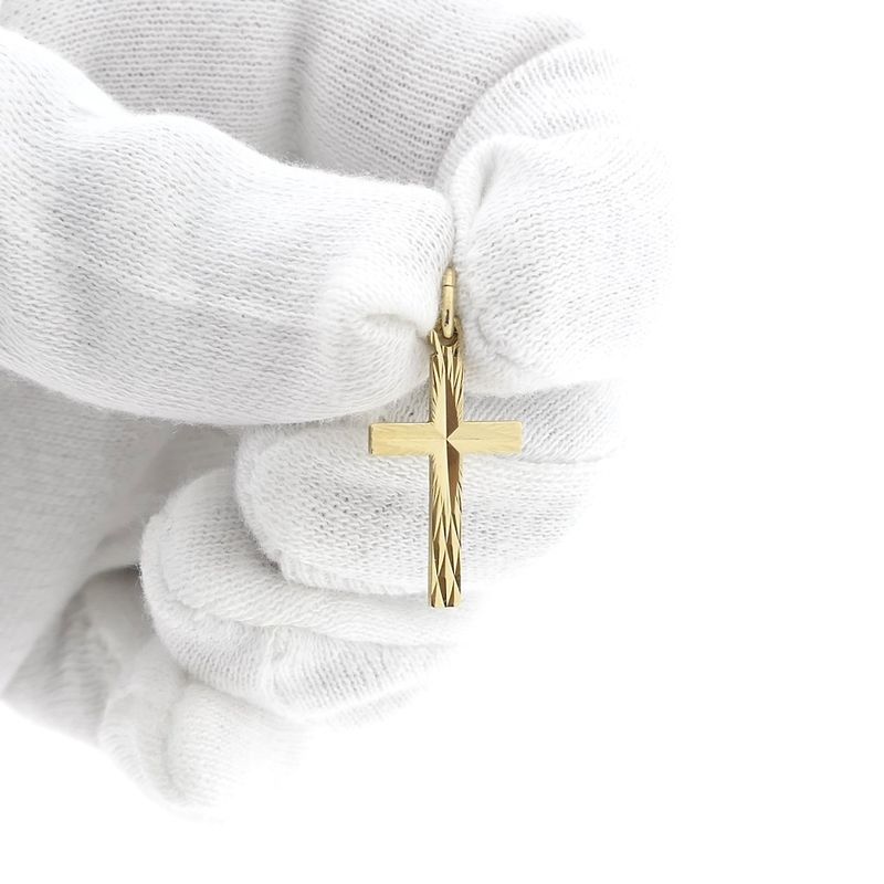 Image 9 of Gold pendant of a cross