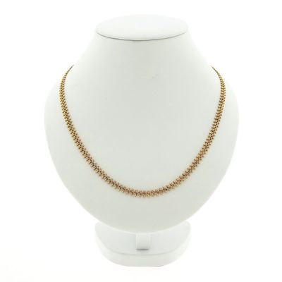 Gold gallery wire link chain | 46.5 cm Image 1 of Gold gallery wire link chain | 46.5 cm