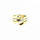 Image 2 of Two-tone gold 3-piece ring; Georg Jensen
