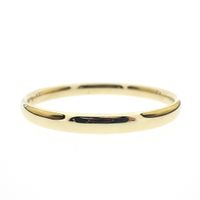 Gold smooth slave bracelet; Size M/L