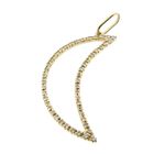 Image 5 of Gold pendant of a moon with zirconia