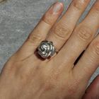Image 9 of Silver ring with rose