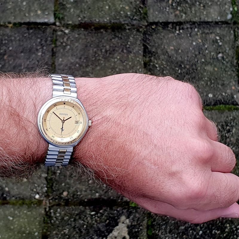 Image 4 of Ferrari Swiss (Cartier); Gold/steel Unisex watch