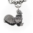 Image 7 of Silver robust charm bracelet; La Niki | 20 cm