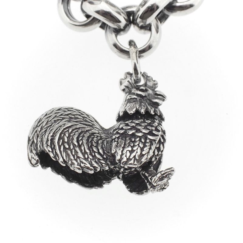 Image 7 of Silver robust charm bracelet; La Niki | 20 cm