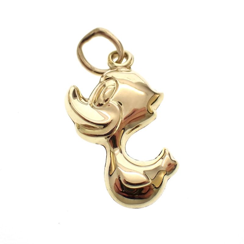 Image 1 of Gold pendant of a duck