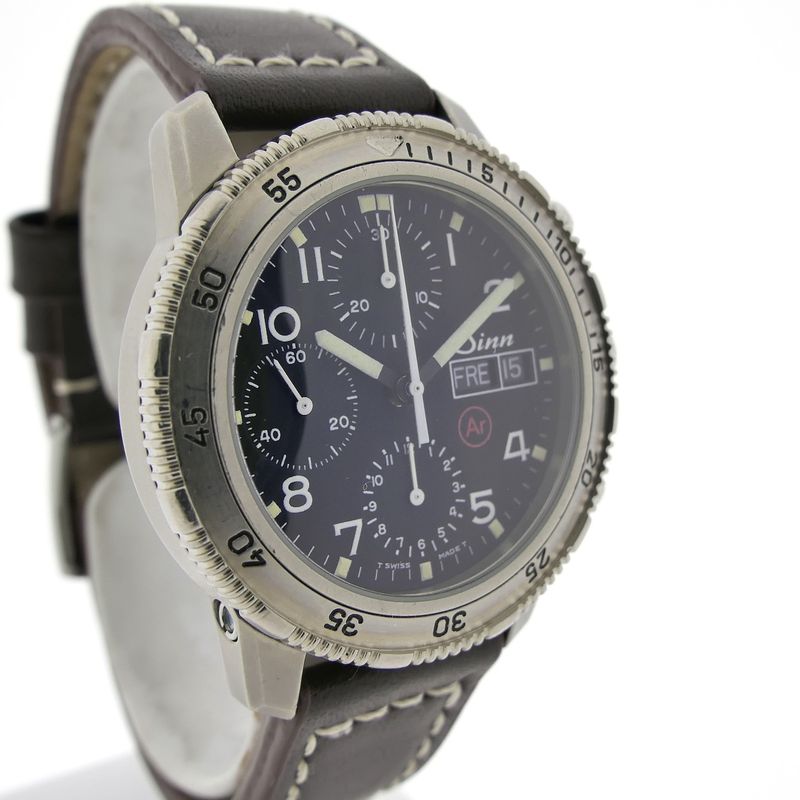 Image 3 of Sinn 203 Ti Ar; Titanium heren chronograaf horloge