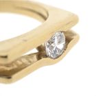 Image 3 of Gold ring with diamond 0.22 ct.
