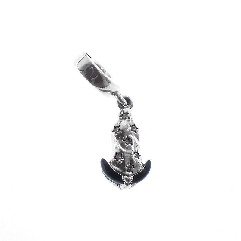 Image 3 of Pandora charm pendant; Silver; Fantasy