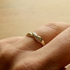 Image 12 of Gold ring with diamond | 0.005 ct.