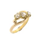 Image 1 of Gold ring with diamonds; Approx. 0.15 ct.