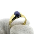 Image 8 of 18 carat gold ring with star sapphire