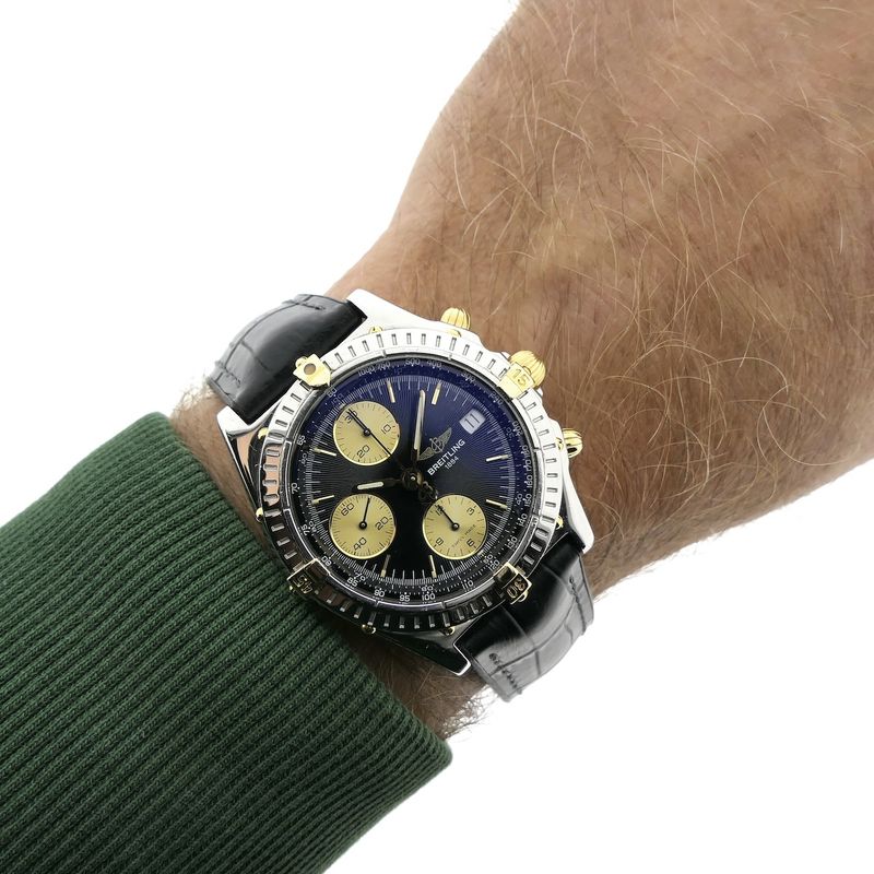 Image 14 of Breitling Chronomat Chronograph B13050; Vintage men's watch in full set