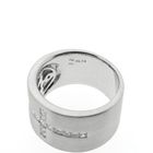 Image 6 of White gold ring with cross of diamonds 0.60 ct.