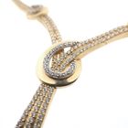 Image 5 of Gold necklace with zirconia; Geçen | 46 cm