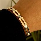 Image 10 of Two-tone gold fantasy link bracelet