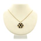 Image 10 of Vintage gold pendant with garnet.