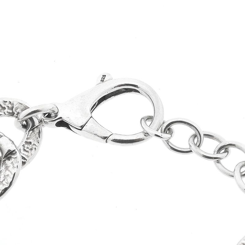 Image 5 of Silver fantasy link bracelet.