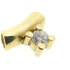 Image 7 of Gold pendant with zirconia