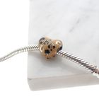 Image 2 of Pandora charm; Silver; Leopard print Heart