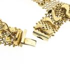 Image 3 of Gold gallery wire link bracelet