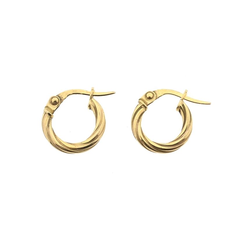 Image 5 of 9 carat stud earrings; Ø 11.7 mm