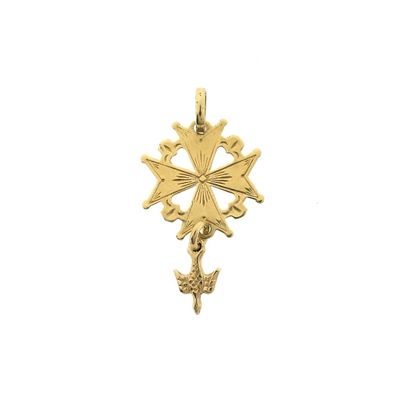 Image 1 of Gold pendant | Huguenot Cross