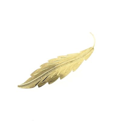 Image 2 of Gold feather brooch