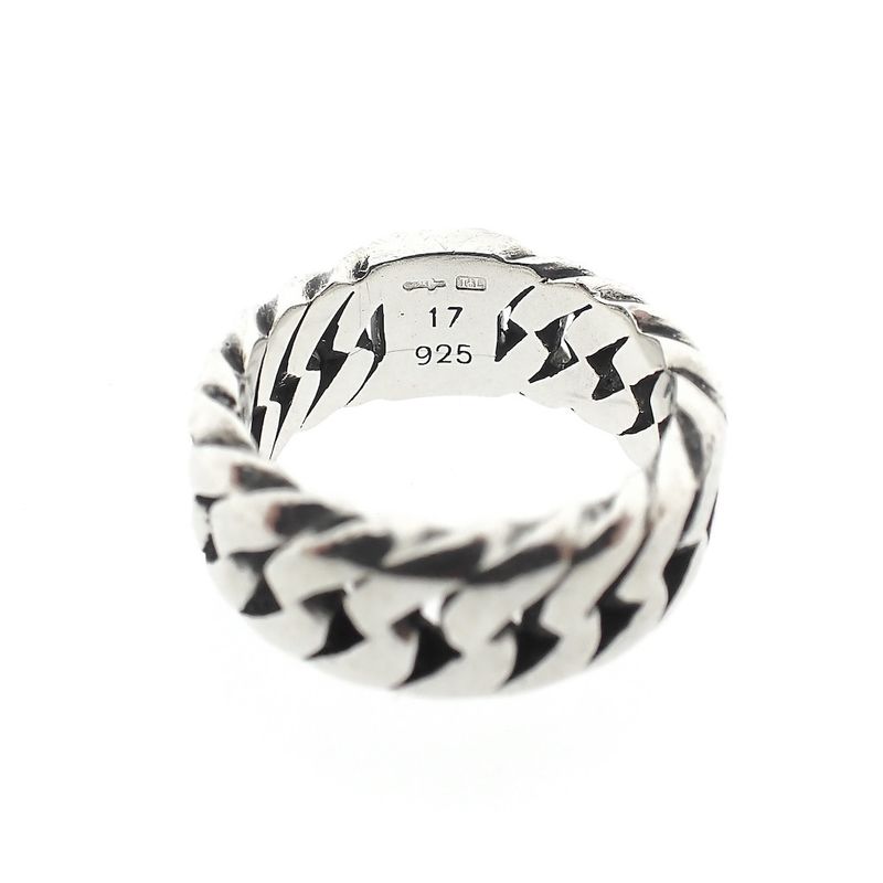 Image 7 of Silver Buddha to Buddha ring chain small