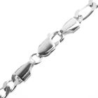 Image 9 of Silver long figaro link necklace | 80 cm