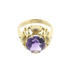 Image 3 of Vintage gold ring with amethyst