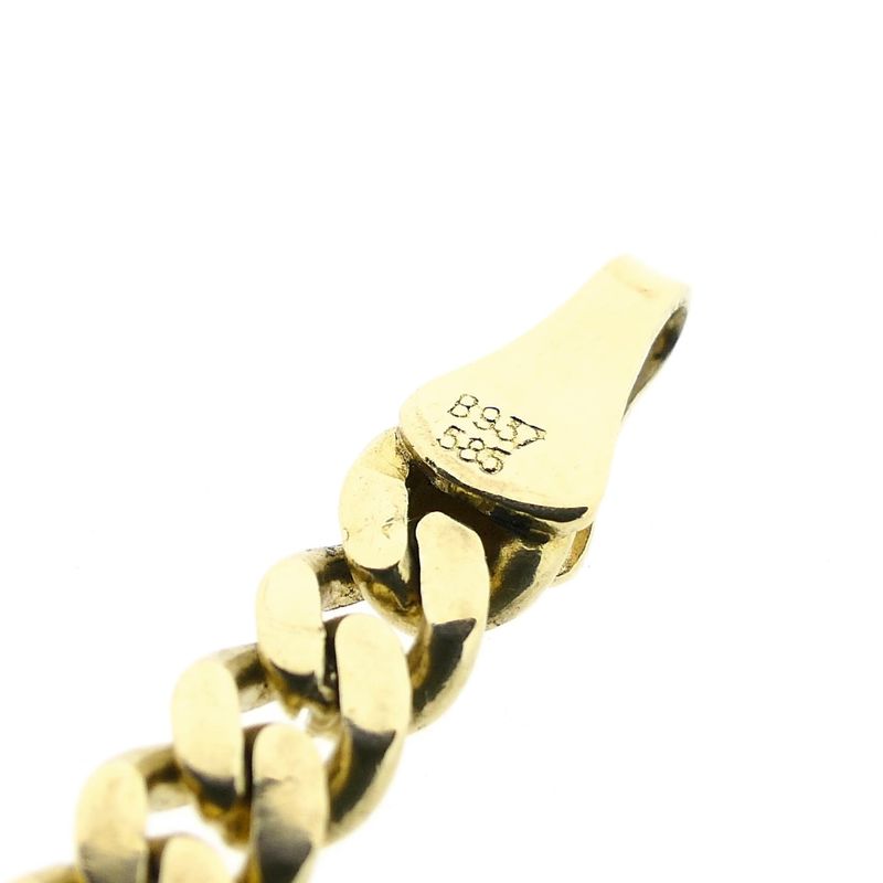 Image 6 of Gold Gourmet Link Bracelet; 14 Karat; 20 cm