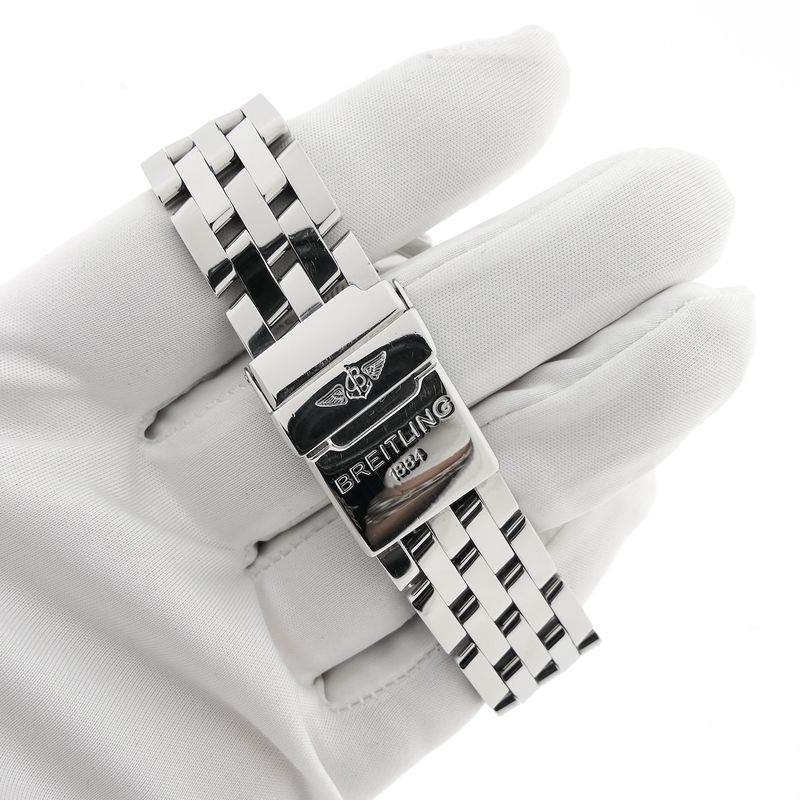 Image 8 of Breitling Crosswind Chronograph D13355; 18k gold/steel men's watch