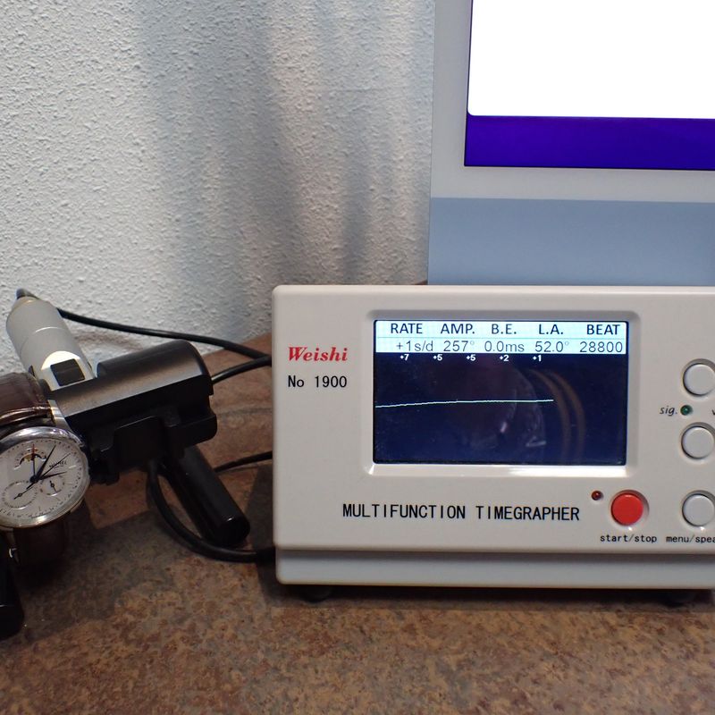 Image 8 of Nivrel Horaire L'Economiste; Automatic watch with moon phase and triple calendar