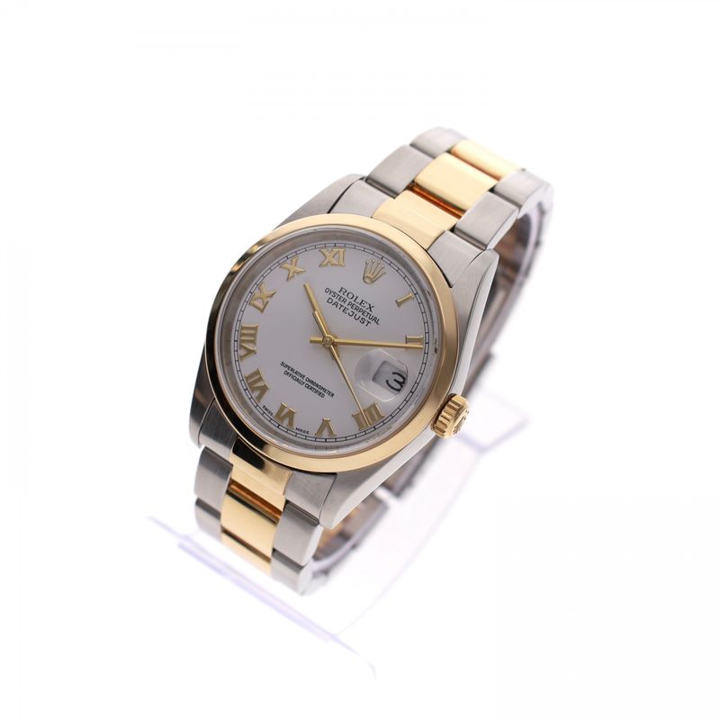 Afbeelding 3 van Rolex Datejust 36mm 16203; Automatisch Horloge (Full-Set 2002)