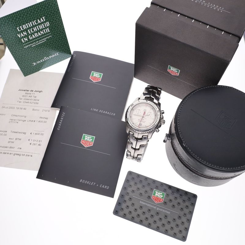 Image 4 of TAG Heuer Searacer Chronograph CT1114-0; Chronograph men's watch with countdown timer