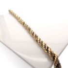 Image 2 of 18K Two-tone gold twisted bracelet | 23 cm