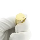 Image 10 of Vintage gold signet ring with zirconia | Men