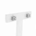 Image 3 of White gold stud earrings; Gucci