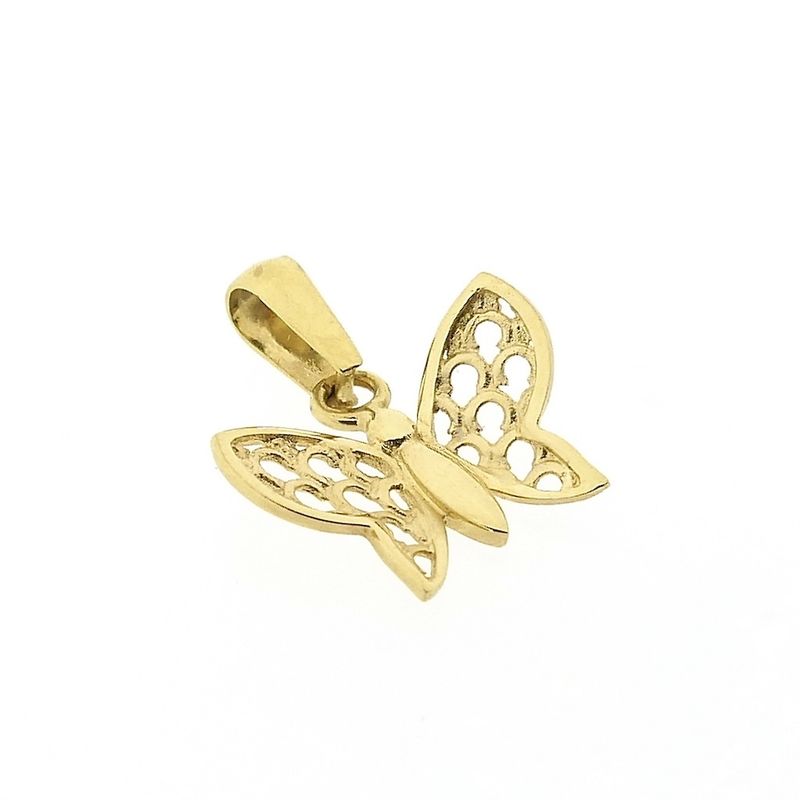 Image 4 of Gold pendant of a butterfly