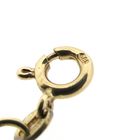 Image 4 of Gold thin gourmet link necklace | 57.5 cm