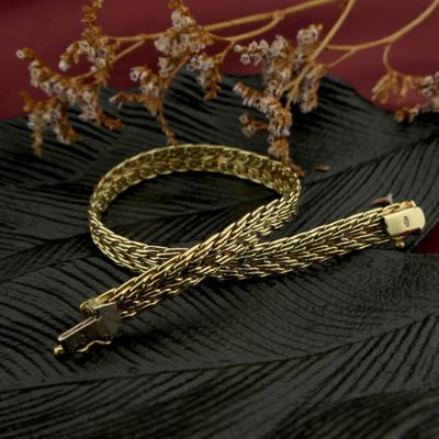 Image 2 of Vintage gold fantasy link bracelet | 19.5 cm