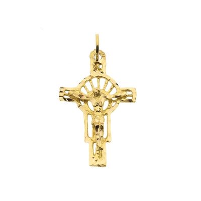 Gold cross pendant with corpus Image 1 of Gold cross pendant with corpus