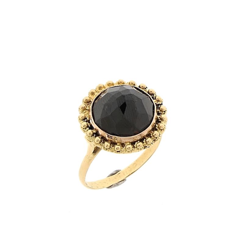 Image 1 of Gold ring with garnet | Vintage