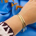 Image 7 of Gold bracelet set; Size M/L