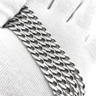 Image 9 of Silver Robust Flat Gourmet Link Necklace