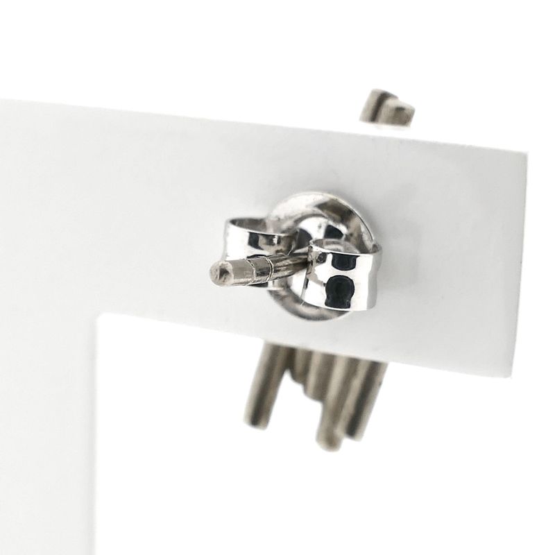 Image 5 of Vintage White Gold Stud Earrings