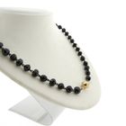 Image 4 of Antique garnet bead necklace with gold decorative clasp