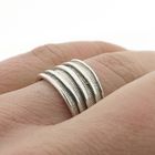 Image 6 of Wide silver ring