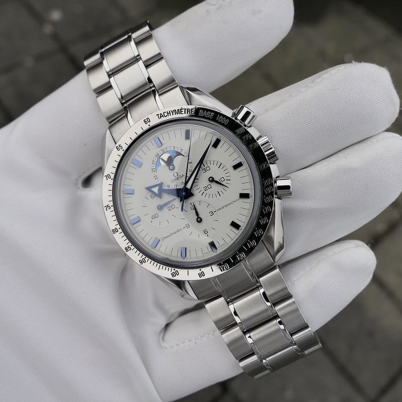 Image 19 of Omega Speedmaster Broad Arrow Moonphase 3575.20.00; Chronograph men's watch